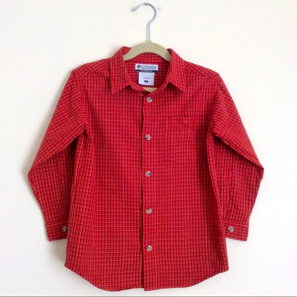 Columbia Youth Shirt 100% Cotton Back To School Size 5 Activewear Hike Camp